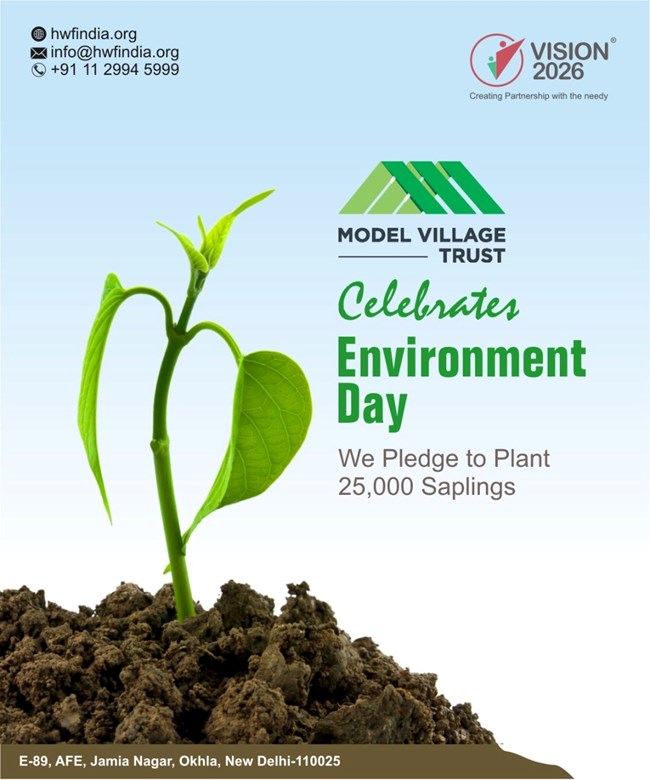 Model Village Trust will plant 25,000 saplings 